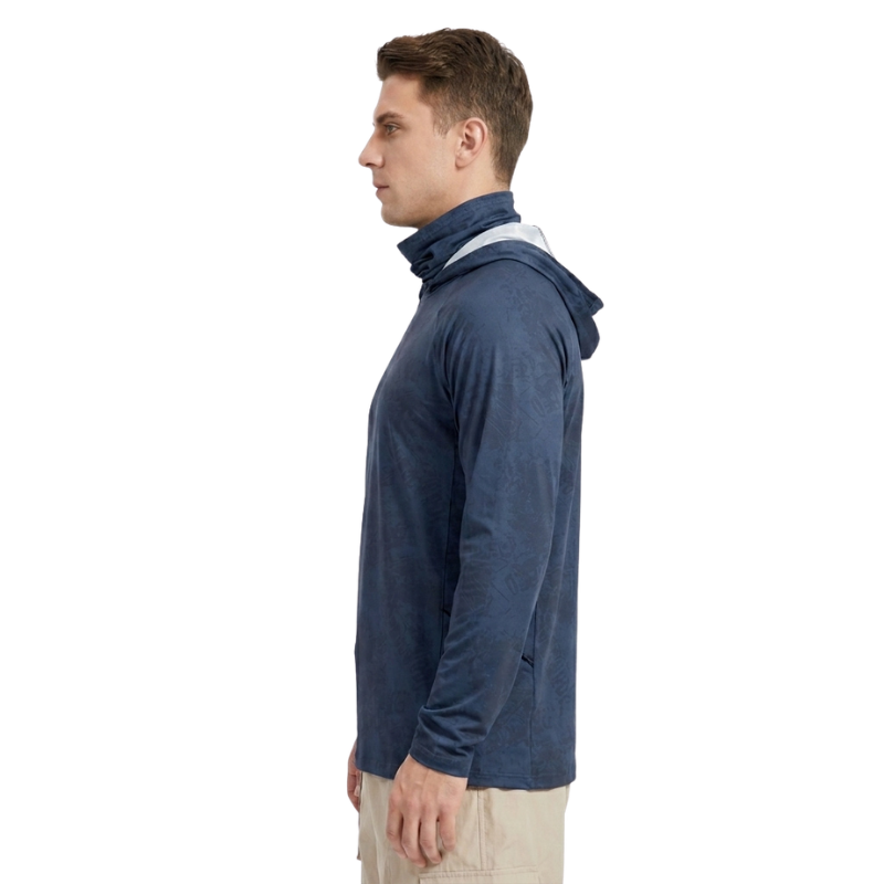 Sun hoodie with neck gaiter