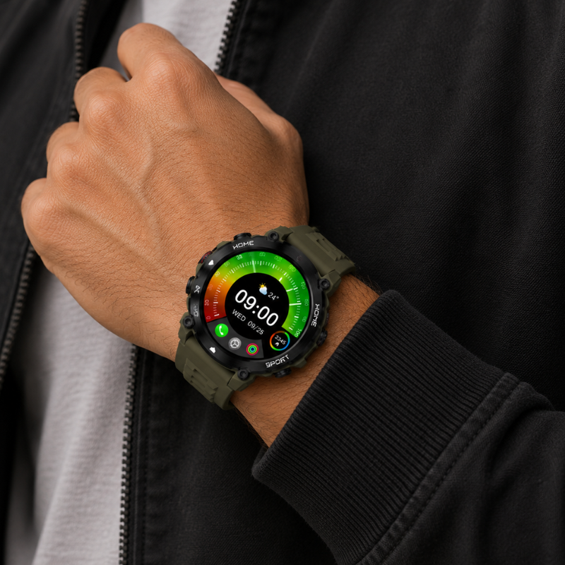 Tactical gps watch outdoors
