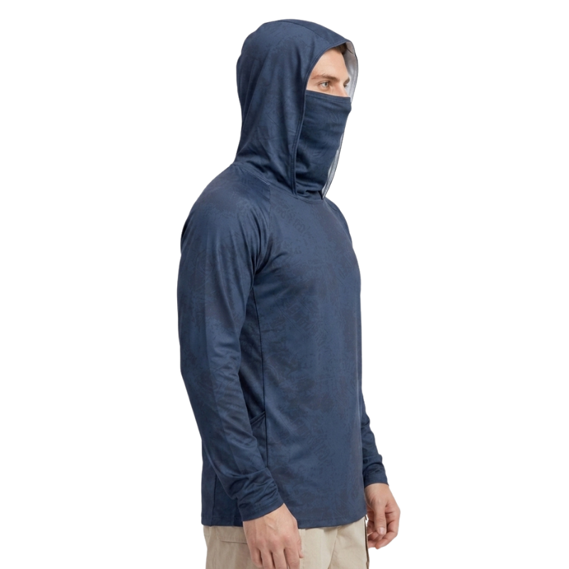Sun hoodie with neck gaiter
