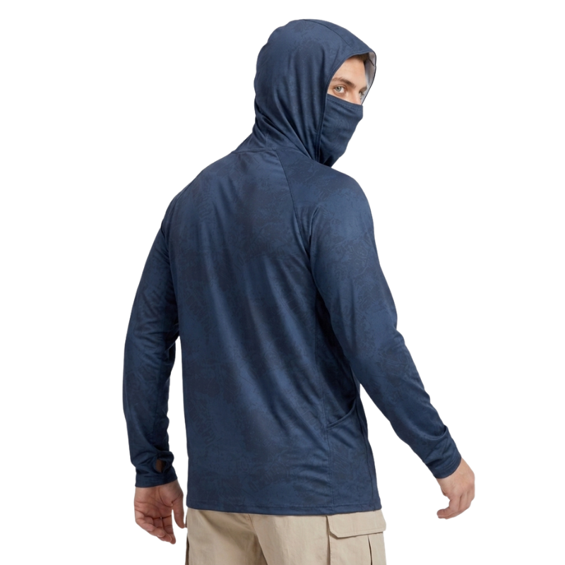 Sun hoodie with neck gaiter
