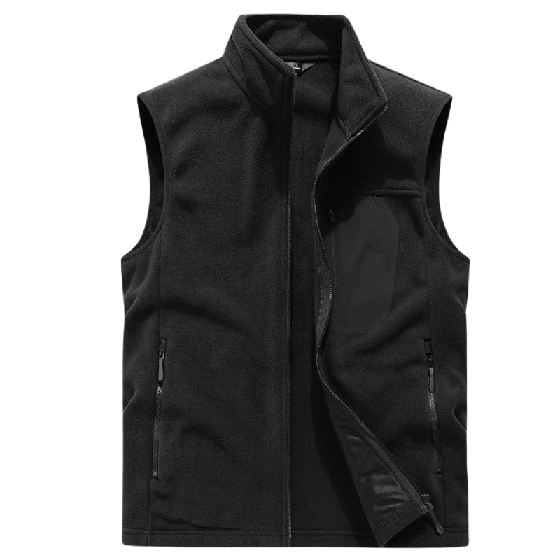 Mens fleece gilet full zip