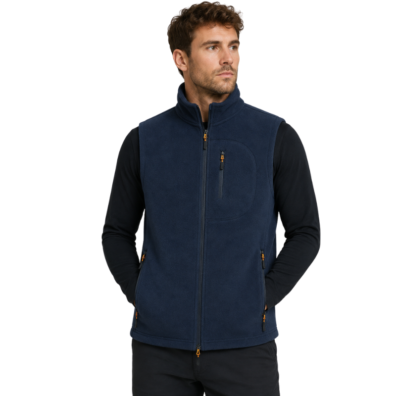 Mens fleece gilet mountain
