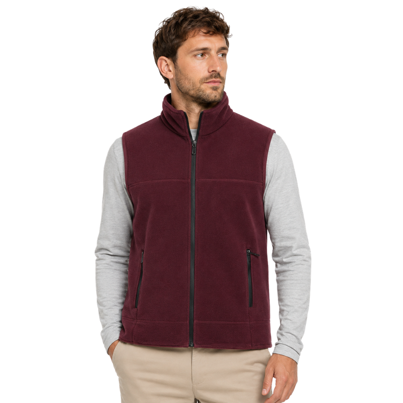 Mens fleece gilet warm