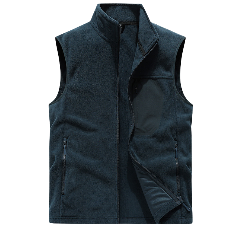 Mens fleece gilet full zip