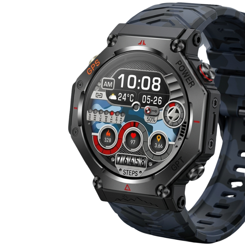 Shock resistant gps watch outdoor