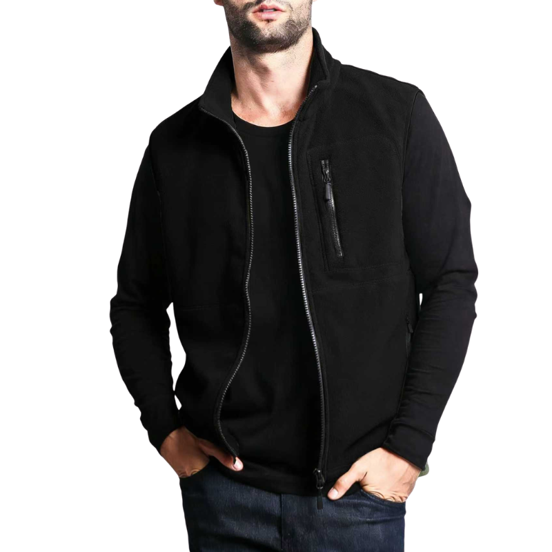 Mens fleece gilet zip up