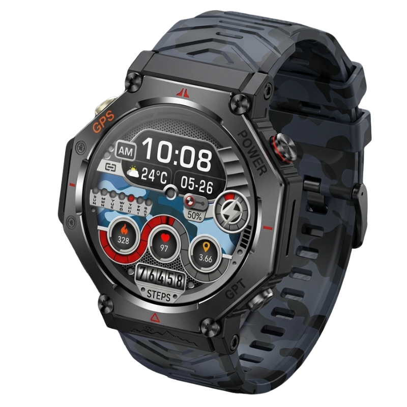 Shock resistant gps watch outdoor