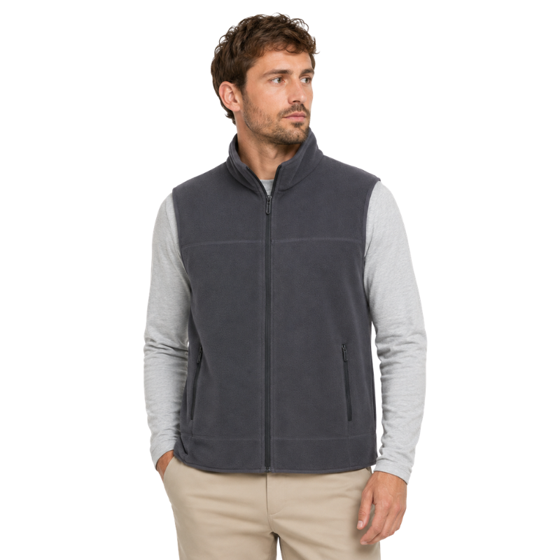 Mens fleece gilet warm