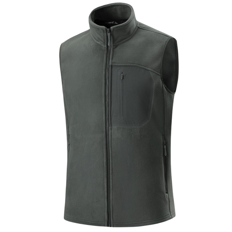 Fleece vest for walking