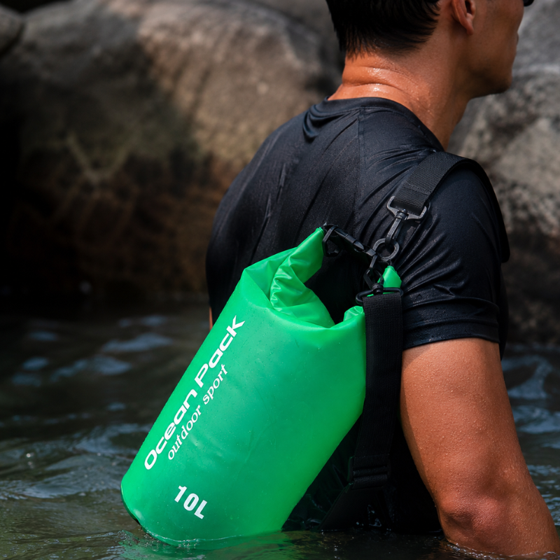 Drybag swimming