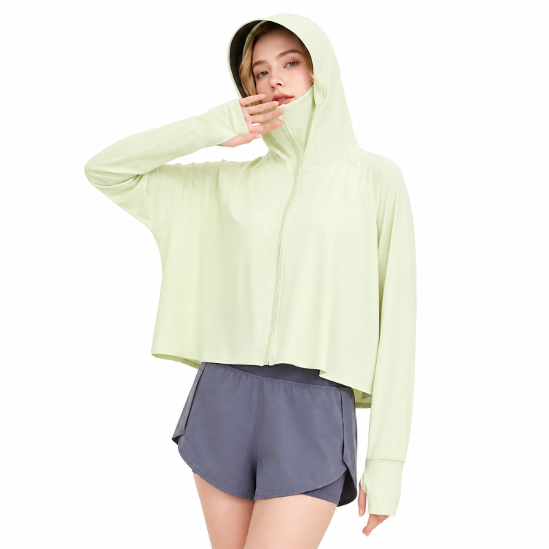 Sun protection hoodie women