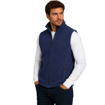 Mens fleece gilet soft