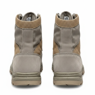 Knee high lace up tactical boots