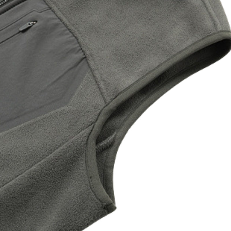 Mens fleece gilet full zip