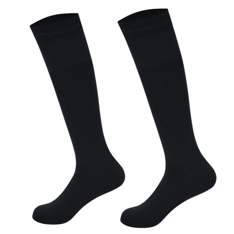 Water-repellent long socks