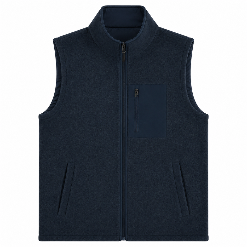 Mens fleece gilet windproof