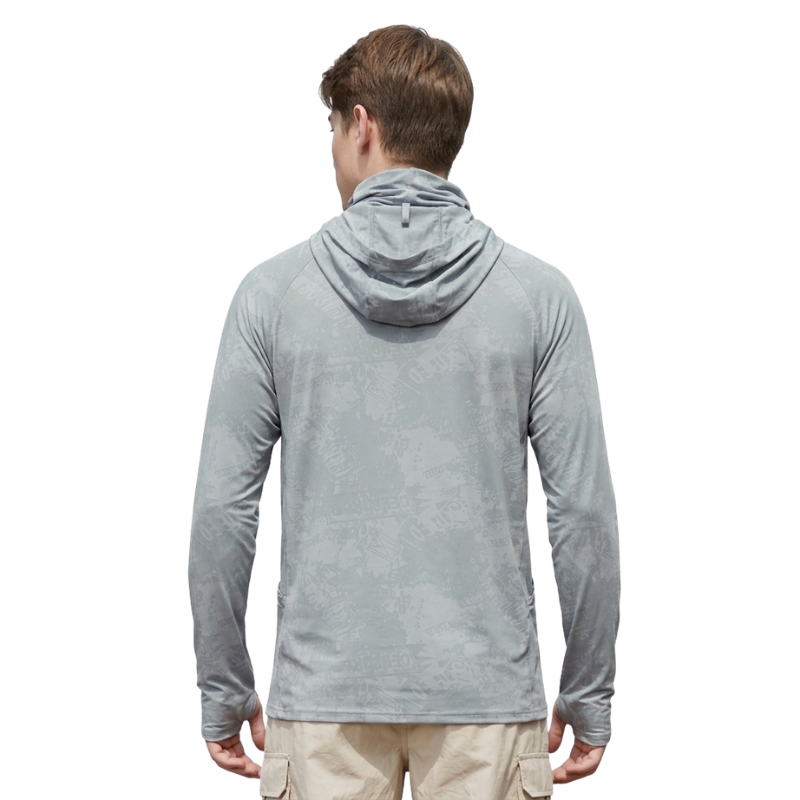 Sun hoodie with neck gaiter