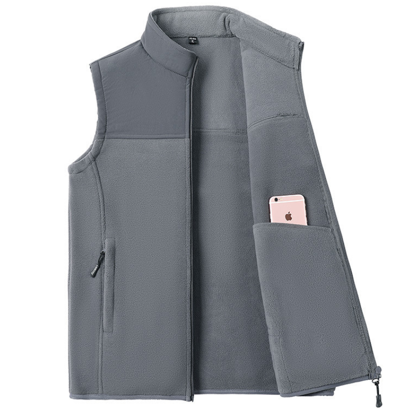 Mens fleece gilet soft