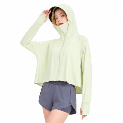 Sun protection hoodie women