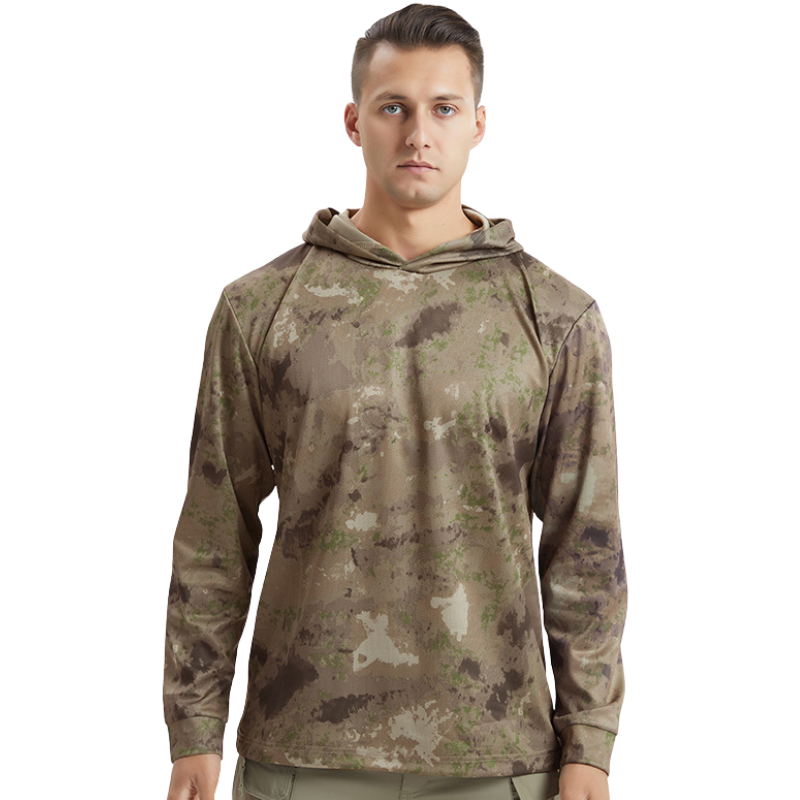 Camouflage sun hoodie