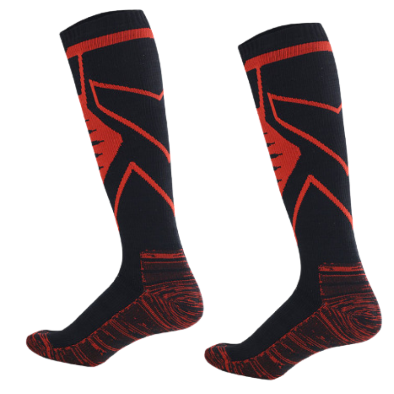 Water-repellent long socks