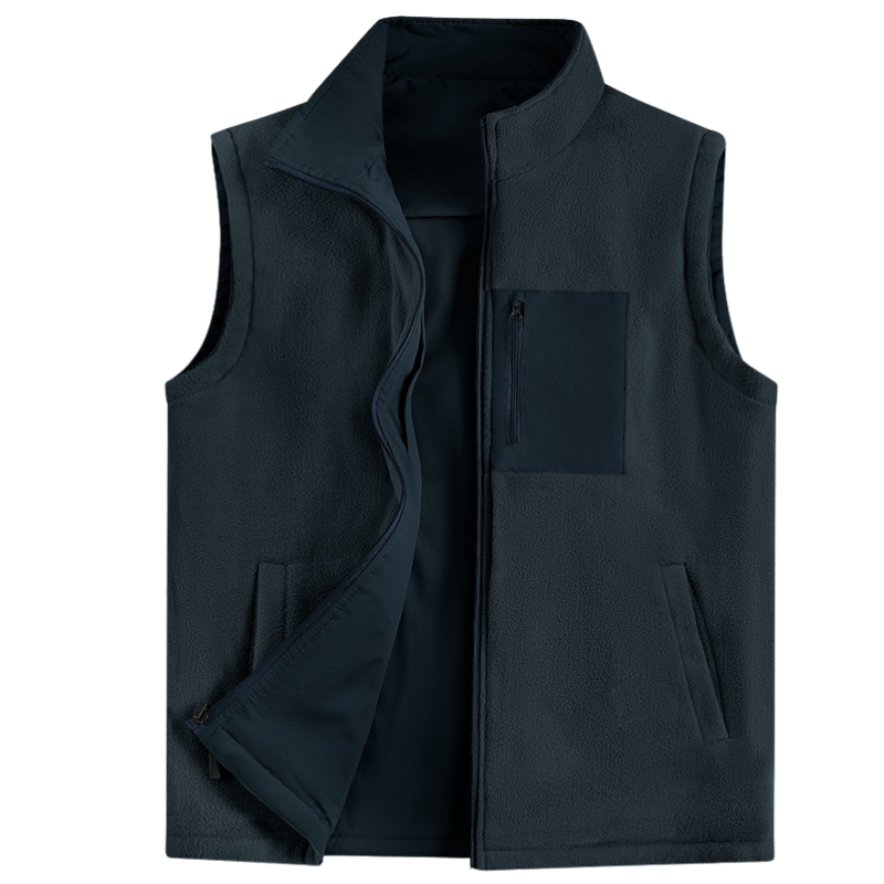 Mens fleece gilet windproof