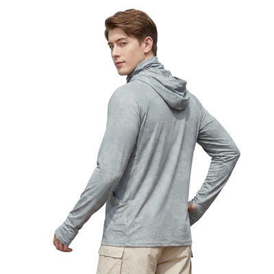 Sun hoodie with neck gaiter