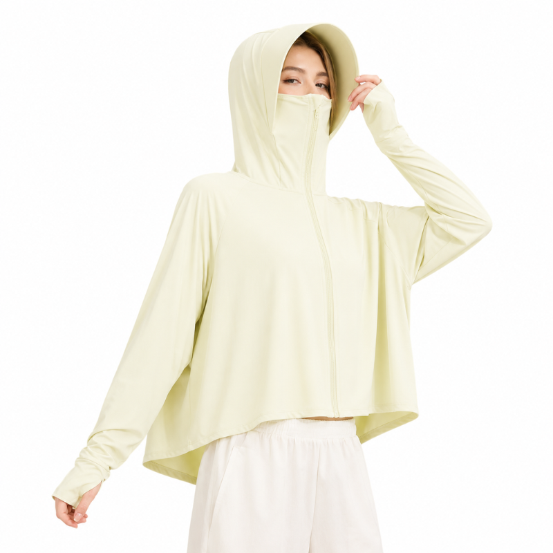 Sun protection hoodie women