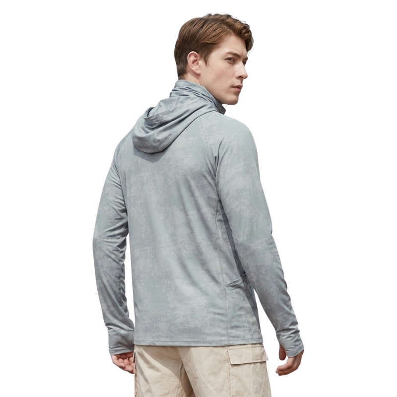 Sun hoodie with neck gaiter