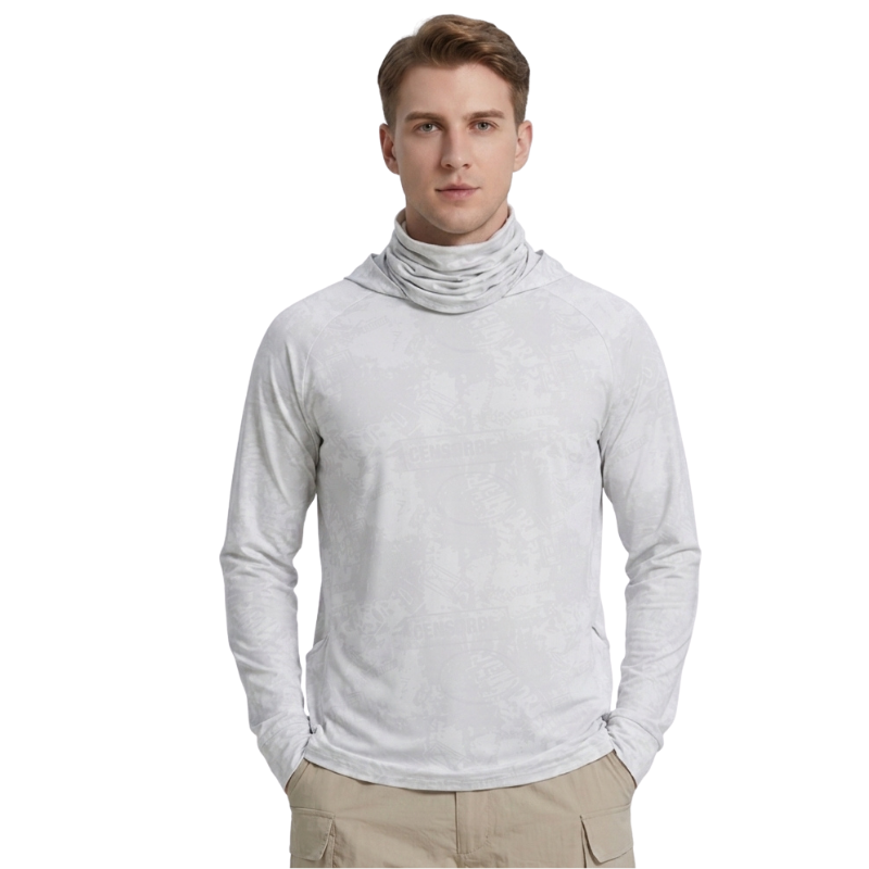 Sun hoodie with neck gaiter