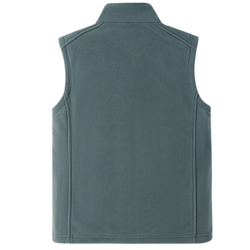 Mens fleece gilet with pockets