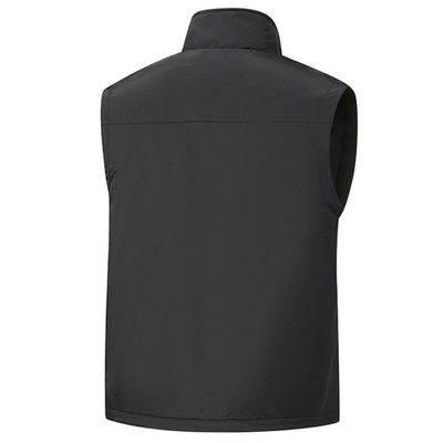 Fleece lined gilet mens