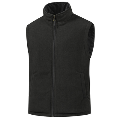Fleece lined gilet mens