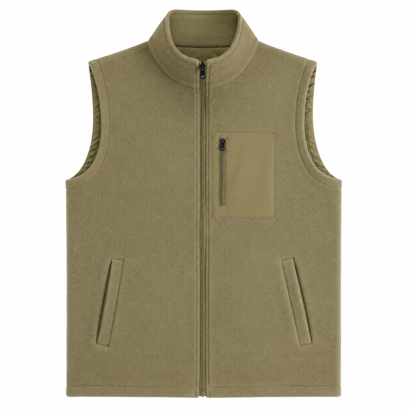 Mens fleece gilet windproof