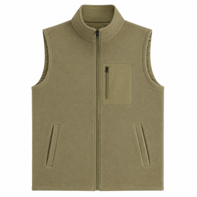 Mens fleece gilet windproof
