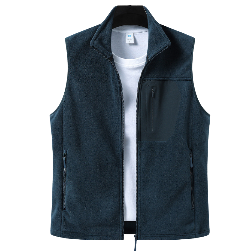 Mens fleece gilet full zip