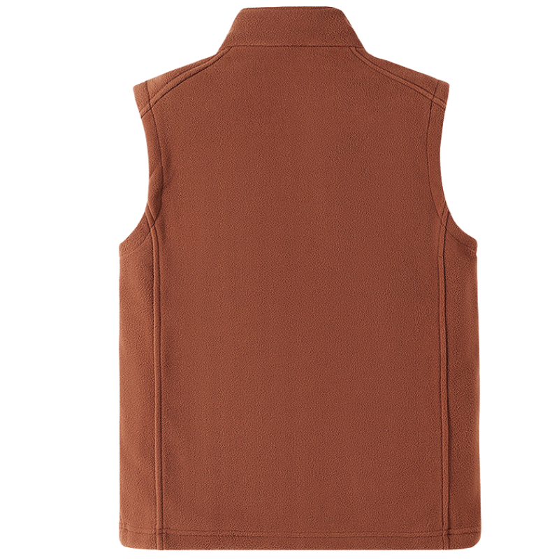 Mens fleece gilet with pockets