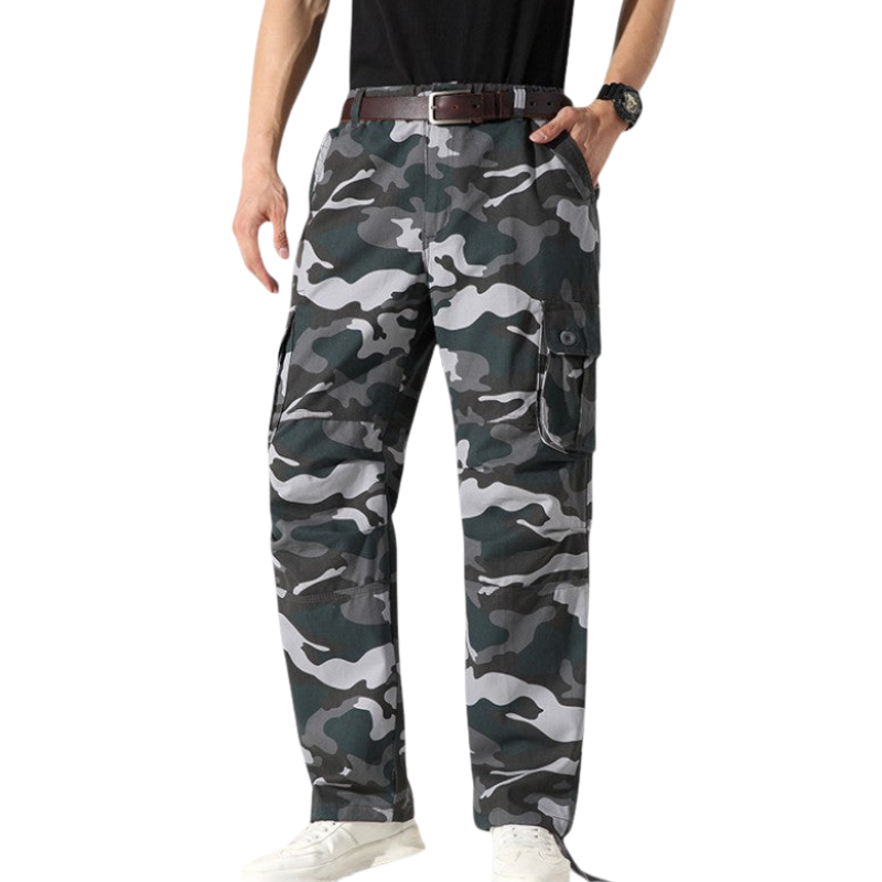 Camouflage combat trousers mens