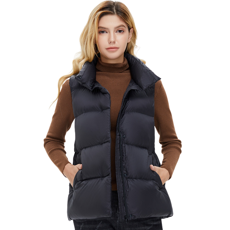 Winter down vest woman