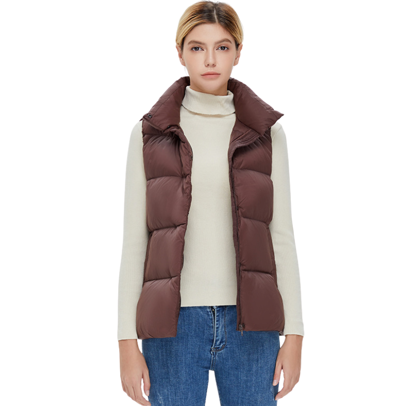 Winter down vest woman