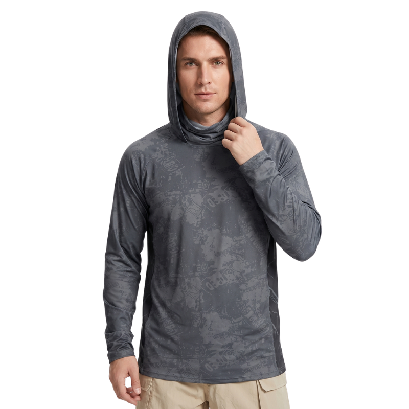 Sun hoodie with neck gaiter