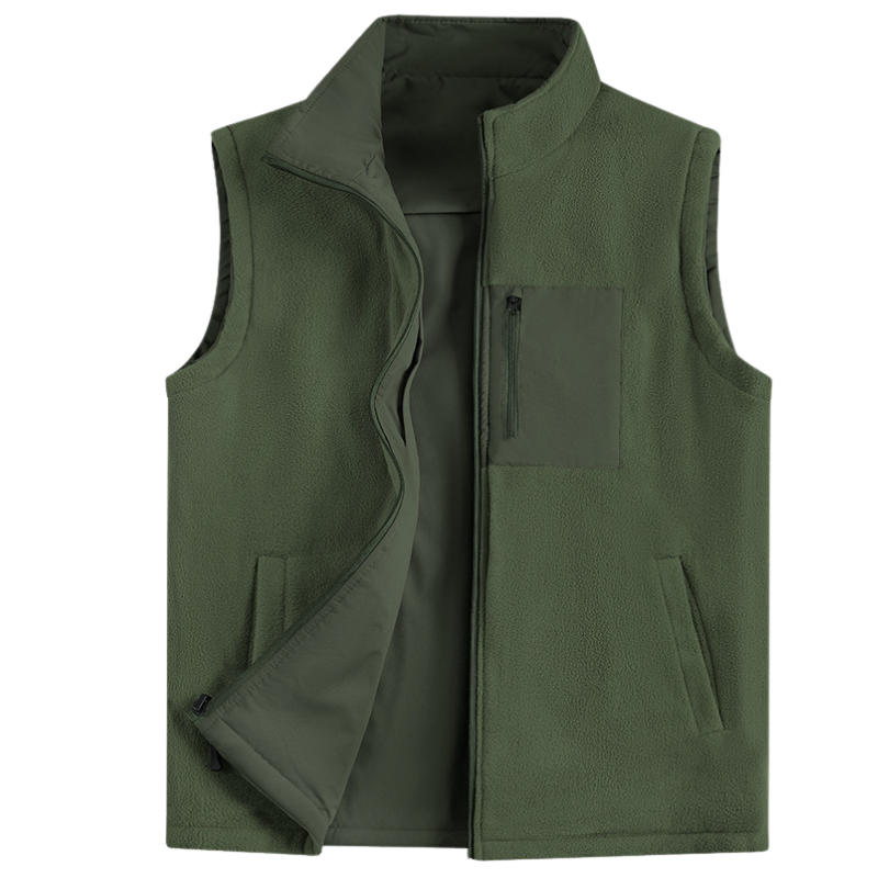 Mens fleece gilet windproof