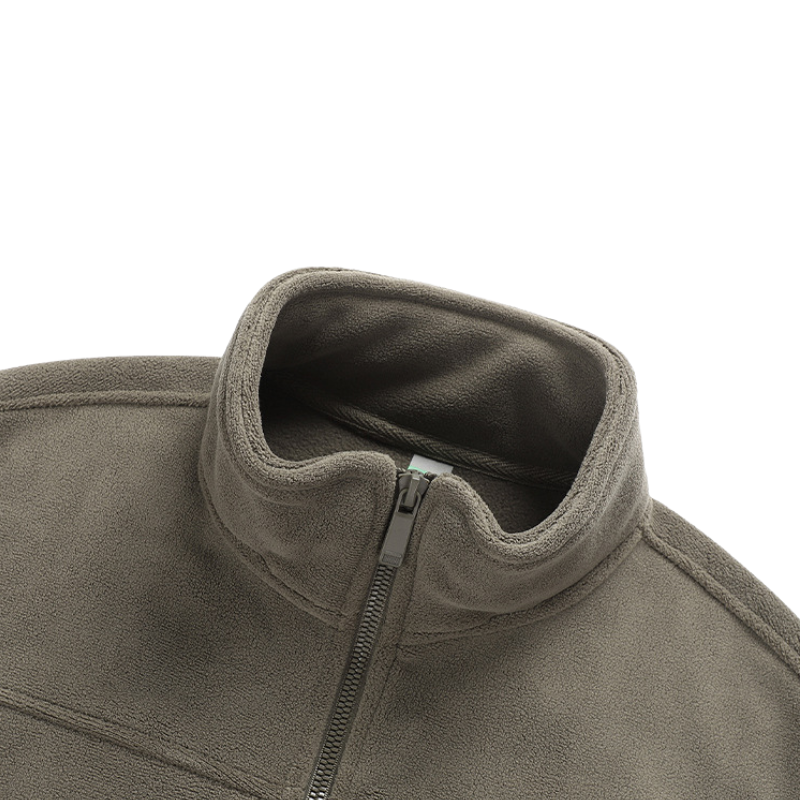 Mens fleece gilet three zipped pockets