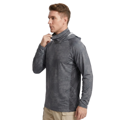 Sun hoodie with neck gaiter