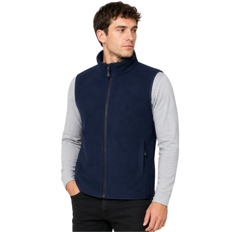 Lightweight fleece vest