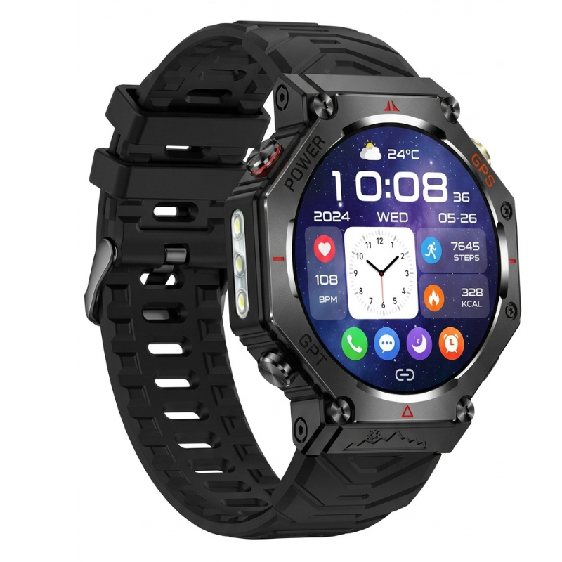 Shock resistant gps watch outdoor