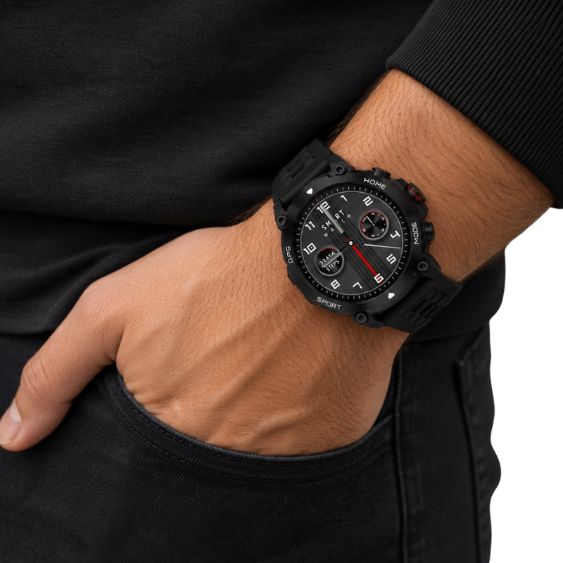 Tactical gps watch outdoors