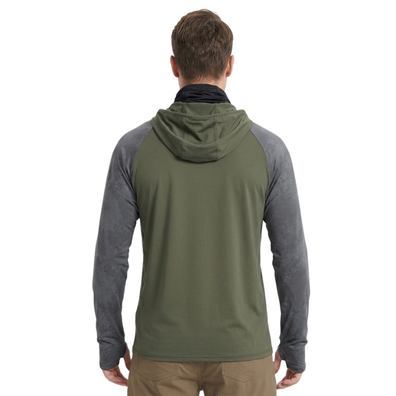 Sun hoodie with neck gaiter