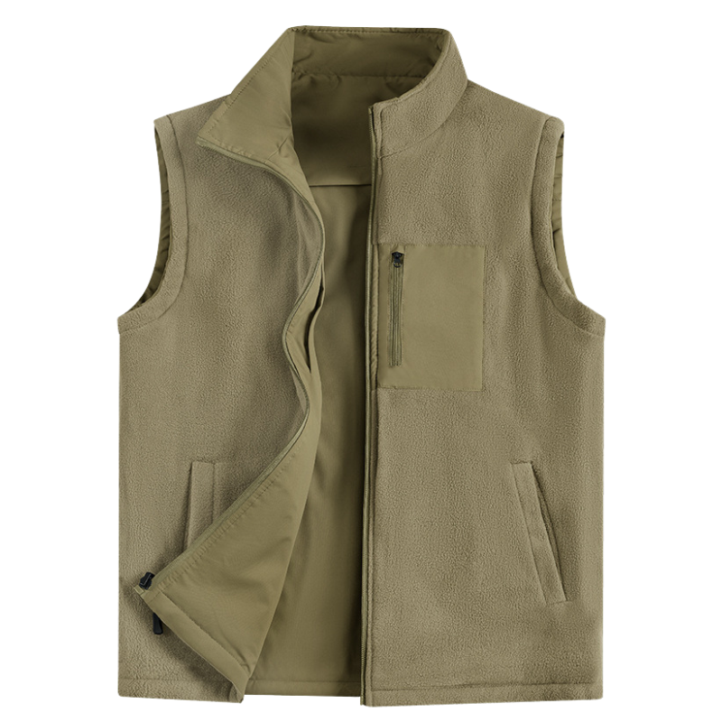 Mens fleece gilet windproof