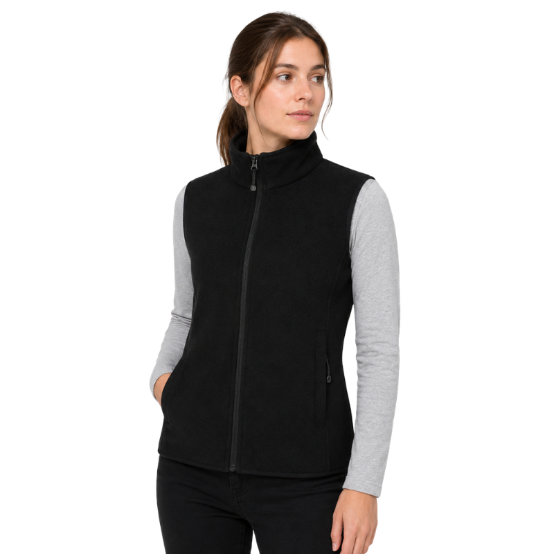 Lightweight fleece vest